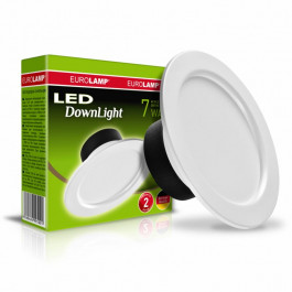 EUROLAMP Downlight LED-DLR-7/3(Е) 7 Вт 3000 К