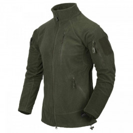 Helikon-Tex Флисовая куртка HELIKON-TEX ALPHA TACTICAL GRID FLEECE Olive Green (BL-ALT-FG-02)