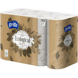 Grite Туалетная бумага рулонная на гильзе Ecological Plius трехслойная 24 шт. (4770023350265)