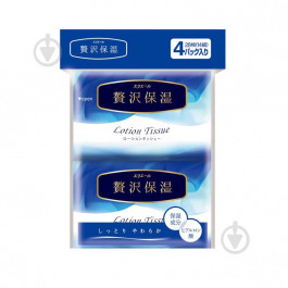 Elleair Носовые платки Premium lotion, экстрауспокаивающие с глицерином, 4х14 шт. (713442)