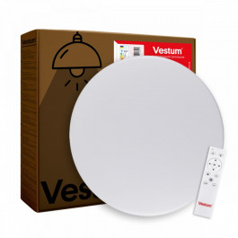 Vestum Світильник світлодіодний  SIMPLE матовий 72W 375*60мм 3000К- 6500К 5600Lm з пультом (VS-81044)