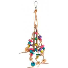 Tatrapet Іграшка для птахів  Dodo дерев'яна кольорова підвіска 43 см (225.22)