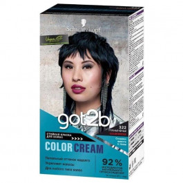 Schwarzkopf Стійка крем-фарба для волосся  Color Rocks 322 Вугільно-чорний 142.5 мл (4015100427585)