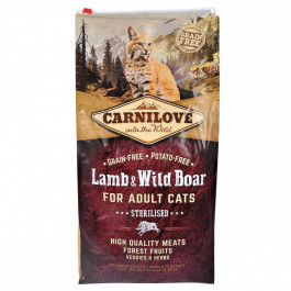 Carnilove Lamb & Wild Boar Sterilised 6 кг 170205/2300